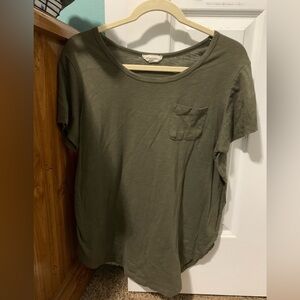 Olive Green Women's Top